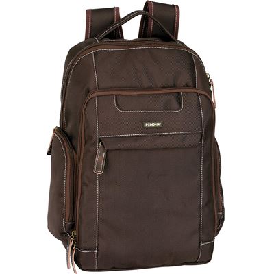 Montichelvo Montichelvo Backpack Brown Bn Pr New York Cartable, 42 cm, Multicolore (Multicolour)