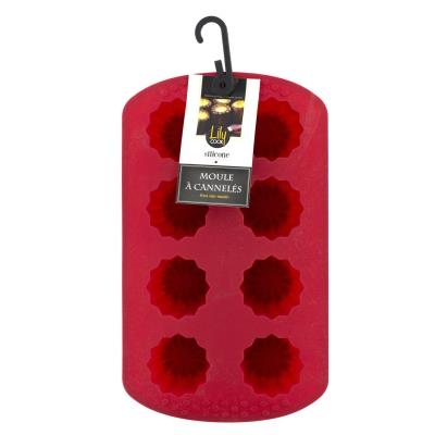 Plaque à cannelés en silicone - Moule 8 cannelés