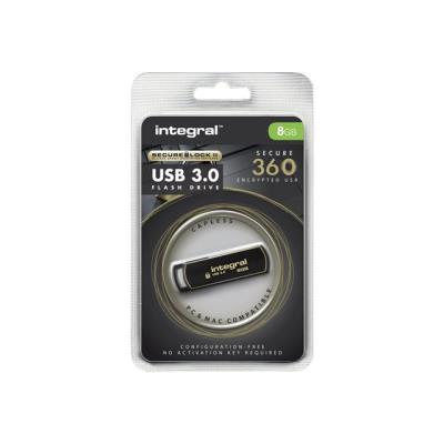 Integral Secure 360 - clé USB - 8 Go