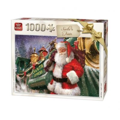 King puzzle Père Noël Train 1000 Pièces