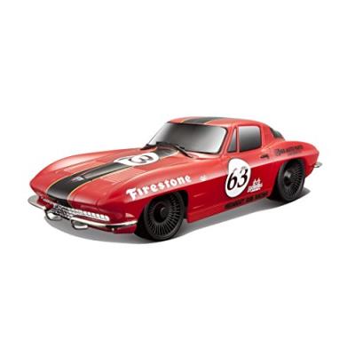 Maisto - 2049698 - voiture miniature radiocommandé - 1963 corvette - rouge - echelle 1/24