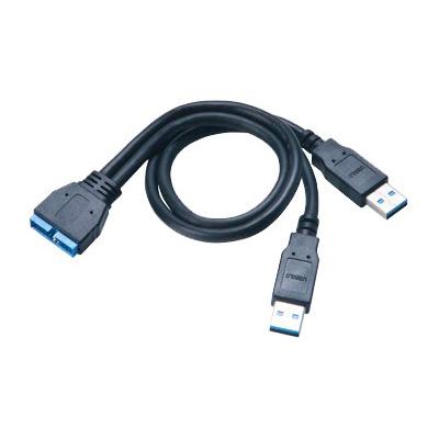 Akasa AK-CBUB12-30BK - Interne naar externe USB-adapter - 30 cm