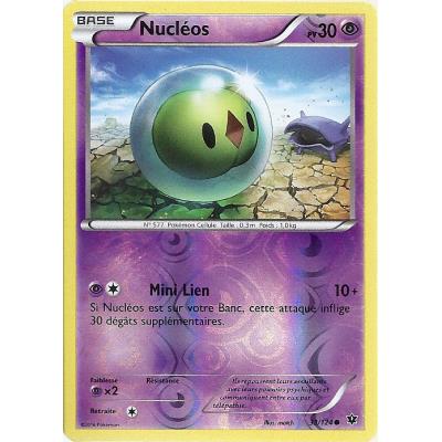 Carte Pokemon - XY10 - Impact des Destins - Nucléos - PV 30 - 33/124 - Holo Reverse - VF État correct - Asmodee reconditionné disponible sur Fnac