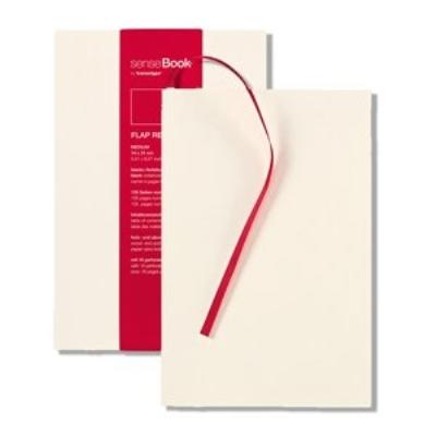 Transotype refill fr sensebook flap, medium, liniert holzfreies papier, 80 g qm, 135 seiten, fadenbindung, 16 seiten perforier