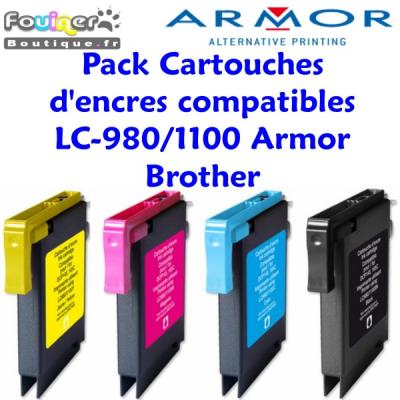 Pack 4 Cartouches d'encres compatibles Armor Brother (319+320+321+322)