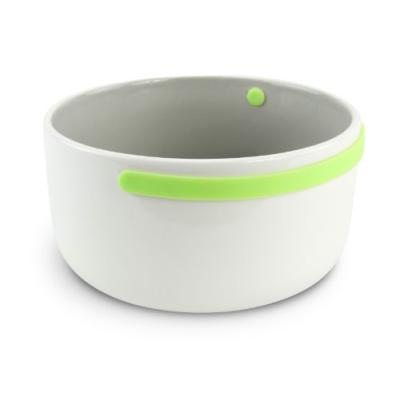 COOKUT PR15VE BOL AVEC ANSE CÉRAMIQUE/SILICONE VERT 15 CM