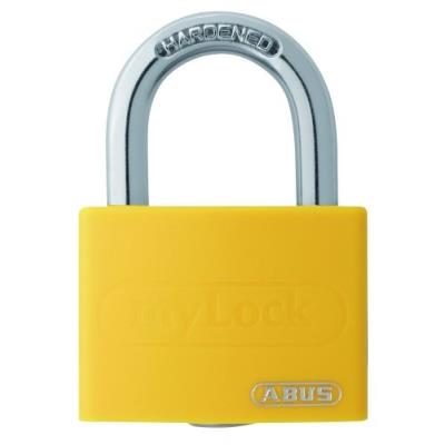 Abus t65al 40 mylock cadenas en aluminium jaune