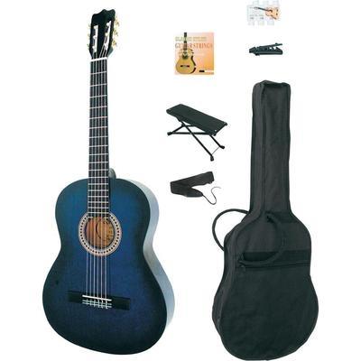 Set Guitare De Concert Msa Musikinstrumente C23 4 4 Bleu Vif