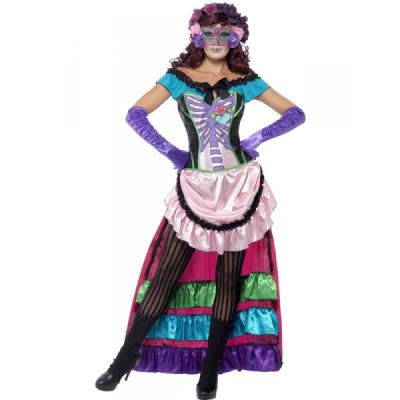 Costume jour des morts mexicain pour femme - S