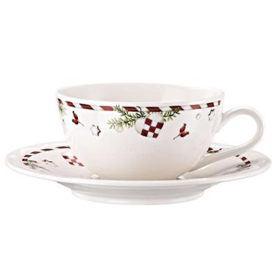 hutschenreuther 02460-725492-14770 weihnachtsleckereien lot de 2 tasses et soucoupes 0,30 l
