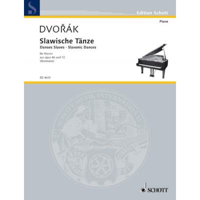 Partitions classique SCHOTT DVORAK ANTONIN - SLAVONIC DANCE - PIANO Piano