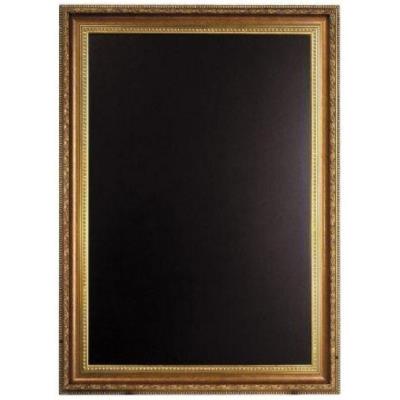Ardoise murale cadre or 75x105 cm