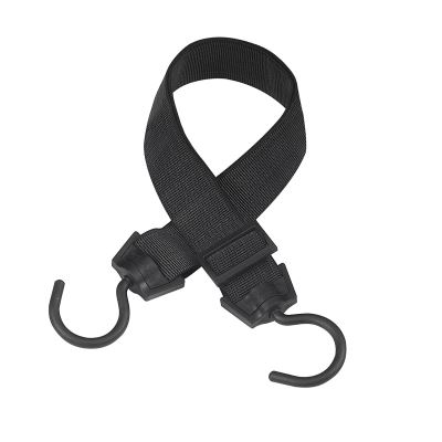 Tendeur élastique extra large pour un meilleur maintien de la charge. Crochet Noir rotatif pour plus de flexibilité