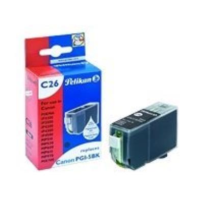 Pelikan C26 - zwart - inktcartridge (alternative for: Canon PGI 5Bk)