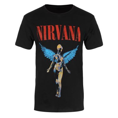 Nirvana T-Shirt Angelic Homme Noir - Taille L