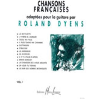 Partitions classique LEMOINE DYENS ROLAND - CHANSONS FRANÇAISES VOL.1 - GUITARE Guitare