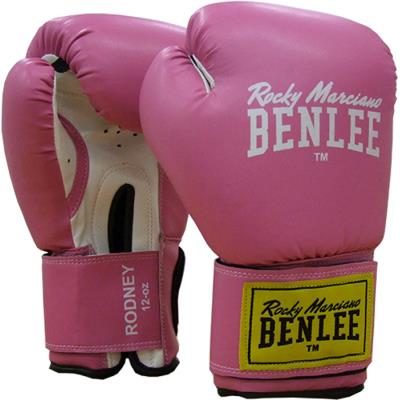 Gants de Boxe rouges & blancs BenLee Rodney 10oz