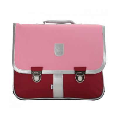 Cartable 39,5cm Miniséri Rose/Bordeaux