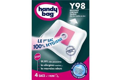 Sac Aspirateur HANDY BAG Y98 (x4 + 1 Filtre à air)