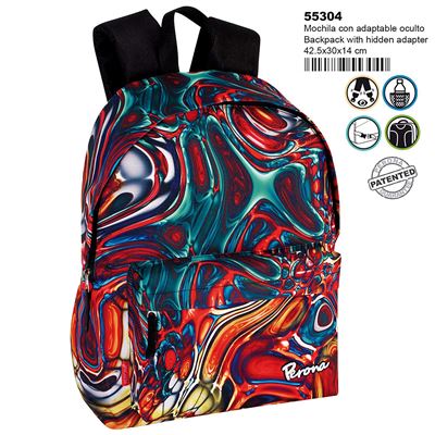 Montichelvo Montichelvo Backpack A.O. Pr Mix Cartable, 43 cm, Multicolore (Multicolour)