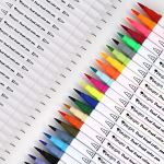 Crayon à papier GENERIQUE 20 stylos pinceaux Fournitures artistiques Pour  livres de coloriage, à faire soi-même - Esquisses, carnet, calligraphie,  peinture - Pinceau à eau