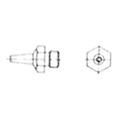 Weller buse air chaud ronde 0.8mm hap1