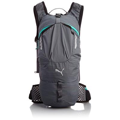 Puma 07280701 pr nightcat sac à dos réfléchissant de course à pied vert piscine argenté 24 x 48 x 13 cm