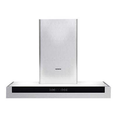 Siemens LC 8 L 950 - Hotte - hotte décorative - largeur : 90 cm - profondeur : 52 cm - evacuation & recyclage - inox et verre
