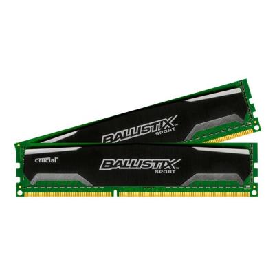 Ballistix Sport - DDR3 - 8 Go : 2 x 4 Go - DIMM 240 broches