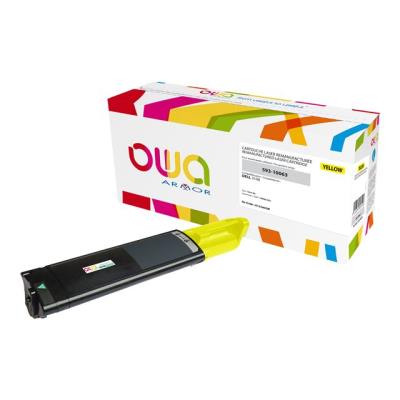 OWA - geel - gereviseerd - tonercartridge (alternatief voor: Dell 593-10063)