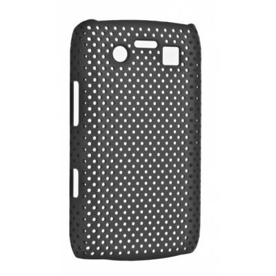 Blackberry 8320 Curve / 9300 Curve > Coque Faceberry Xqisit perforée noire