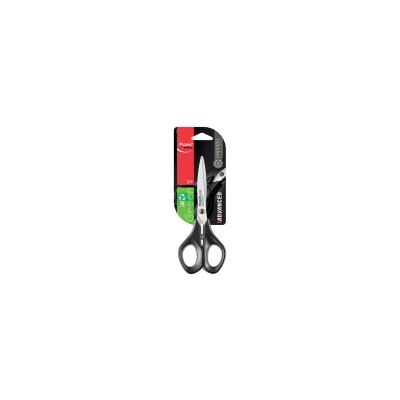 Maped ciseaux advanced green longueur 180 mm asym'triques pointus lames et rivets en acier inoxydable avec poign'es noires
