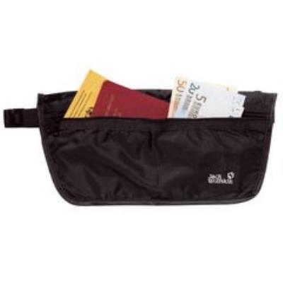 Jack wolfskin ceinture porte-documents noir noir taille unique