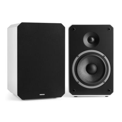 NUMAN Octavox 702 MKII – Paire d'enceintes d'étagère à 2 voies - blanc