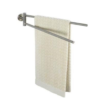 Wenko 19618100 Porte-Serviettes à 2 Bras Bosio Acier Inox