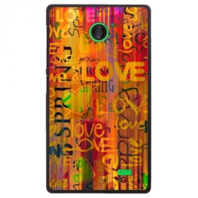 Coque rigide pour Nokia X avec impression Motifs Love Spring