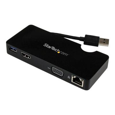 StarTech.com Reis docking station voor laptops - HDMI of VGA - USB 3.0 - dockingstation