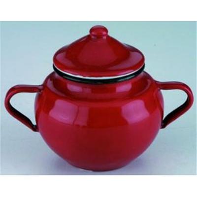 IBILI - Art de la table - sucrier émail rouge ( 9106-0.5KG-12 )