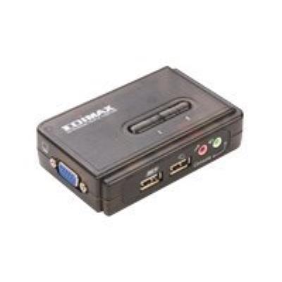 Edimax EK-UAK2 - KVM / audio / USB switch - 2 poorten - desktop