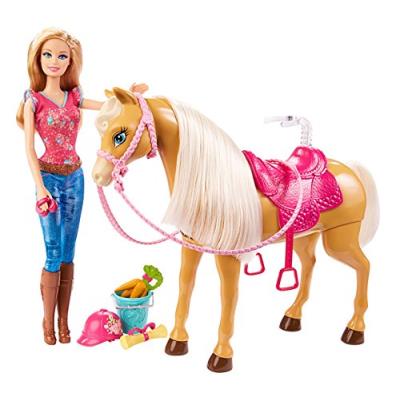Barbie - BJX85 - Poupée - Barbie Et son Cheval Tawny