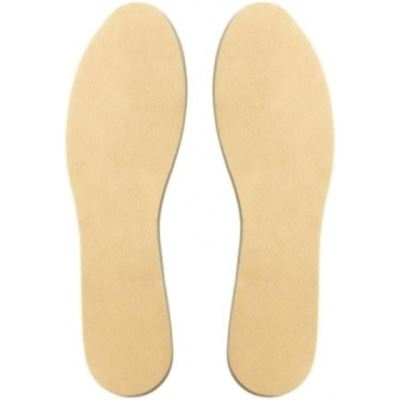 Dames frais Ins semelles intérieures de taille naturelle / feu vert 37/38