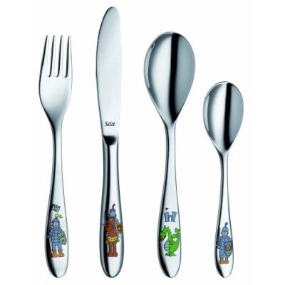 SILIT ENSEMBLE DE COUVERTS POUR ENFANT IMPRIMÉ CHEVALIER