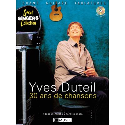 Partitions variété, pop, rock... LEMOINE DUTEIL YVES - 30 ANS DE CHANSONS + CD - CHANT, GUITARE Piano voix guitare tablatures