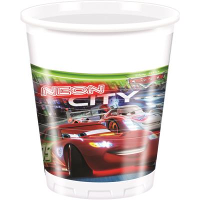 Gobelets Néon Cars© x8 - Disney/Pixar©