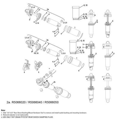 Rock shox ressort hélicoïdal rouge