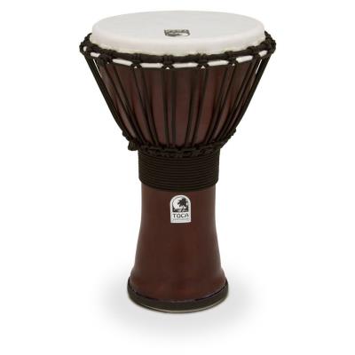 Percussions Toca Djembe Freestyle Ii Accord Par Corde Dark Red - Tf2Dj-12R Djembés