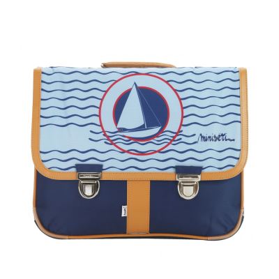Cartable 39,5cm Miniséri Marine/Bleu