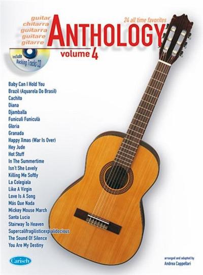 Anthology Guitare Vol.4 24 All Time Favorites + Cd