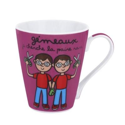 DERRIERE LA PORTE - Mug Gémeaux,Derrière la porte