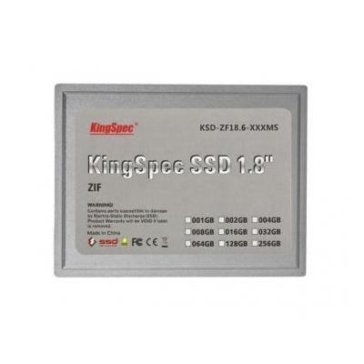 KingSpec Disque dur interne - KSD-ZF18.6-128MS 128GB 1.8-inch ZIF 40-pin Solid State Disk SMI Controller (MLC)
